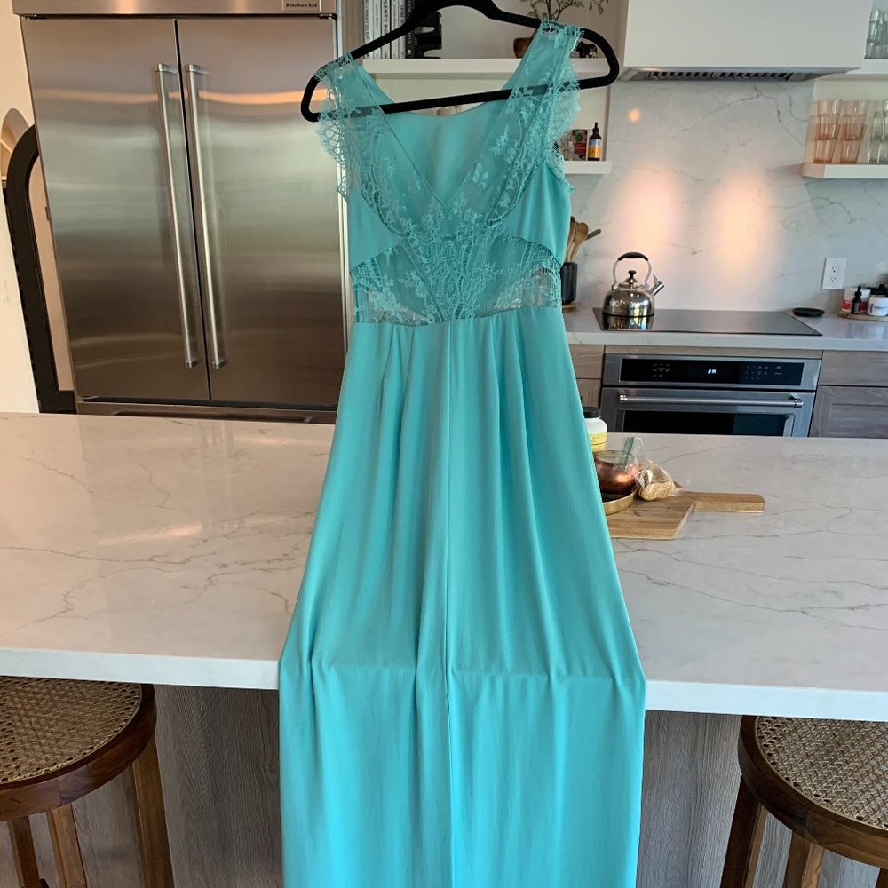 BCBG Max Azria Lace Karey Evening Gown Dress